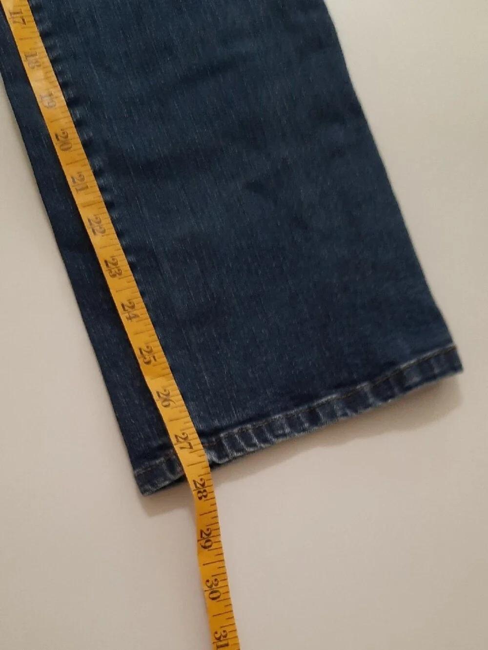 Sonoma Dark Wash Two-Tone Straight Leg Jeans - Size 8P